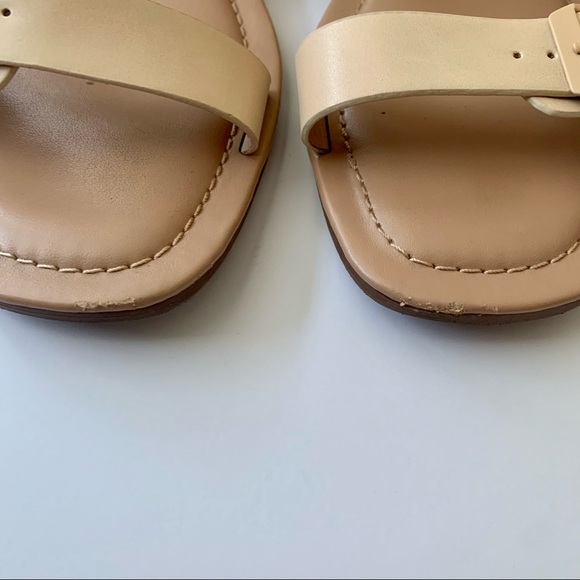 A New Day Penny Buckle Slides Sandal in Cream - Picture 6 of 8